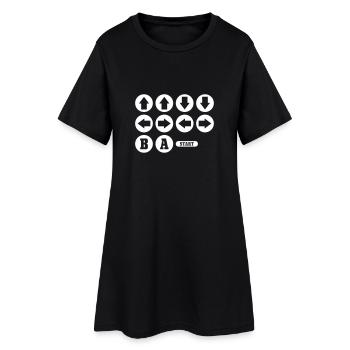 Cheat Code Jeu vidéo - Robe T-shirt Femme - noir - Devant