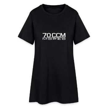 Emblème de cyclomoteur 70 ccm - Robe T-shirt Femme - noir - Devant