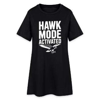 Hawk Mode Activated - Women’s T-Shirt Dress - black - Front