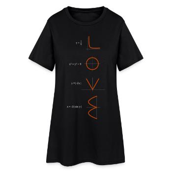 all you need .... - Women’s T-Shirt Dress - black - Front