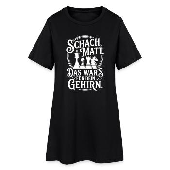 Checkmate – Your brain capitulates - Women’s T-Shirt Dress - black - Front