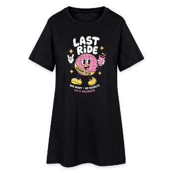 One Last Sail Groom Crew - Frauen T-Shirt-Kleid - Schwarz - Vorne