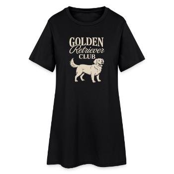 Golden Retriever Club - Women’s T-Shirt Dress - black - Front