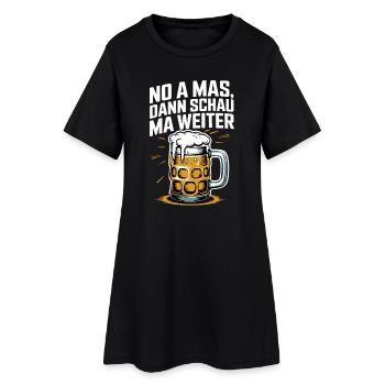 Bier Spruch Prost Krug - Frauen T-Shirt-Kleid - Schwarz - Vorne