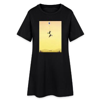 Floating Mice Adventure - Women’s T-Shirt Dress - black - Front