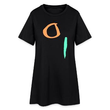 Minimal Abstract - Women’s T-Shirt Dress - black - Front