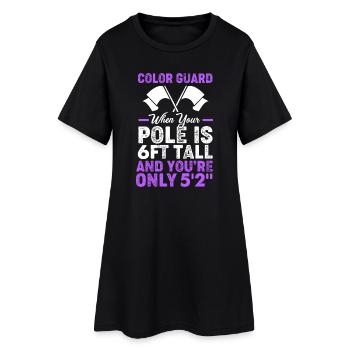 Carnaval Carnaval agitant des drapeaux Carnaval agitant des drapeaux - Robe T-shirt Femme - noir - Devant