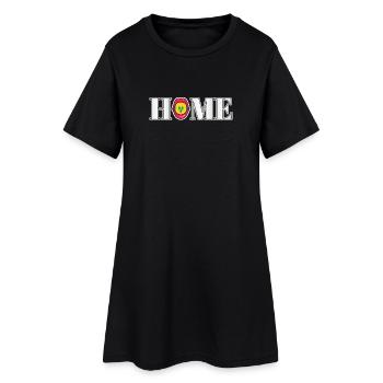 Saint-Vincent-et-les-Grenadines Accueil cadeau - Robe T-shirt Femme - noir - Devant