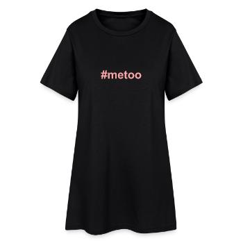 Against Sexual Violence and Harassment to Women - Women’s T-Shirt Dress - black - Front