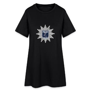 Ihr Maler. Schneller als die Polizei. Geschenk. - Frauen T-Shirt-Kleid - Schwarz - Vorne