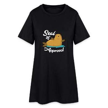 Robbe / cadeaux - Robe T-shirt Femme - noir - Devant