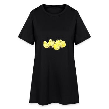 Beaucoup de petits poussins Le cadeau parfait - Robe T-shirt Femme - noir - Devant