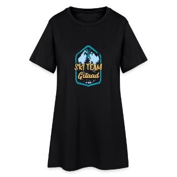 Skiteam Gstaad Ski Team Cadeau - Robe T-shirt Femme - noir - Devant