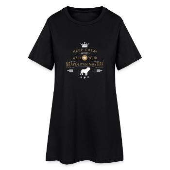 Neapolitan Mastiff shirt - Women’s T-Shirt Dress - black - Front