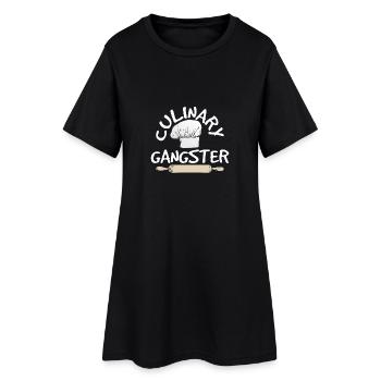 Chef Cook Gangster Culinaire Cadeau - Robe T-shirt Femme - noir - Devant