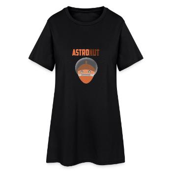 Astronut - Robe T-shirt Femme - noir - Devant