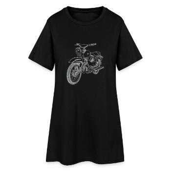 Simson Star Line Vintage Silhouette - Robe T-shirt Femme - noir - Devant