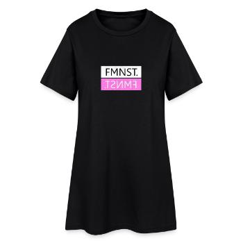 Feminist - FMNST. Design Statement & Gift Idea - Women’s T-Shirt Dress - black - Front