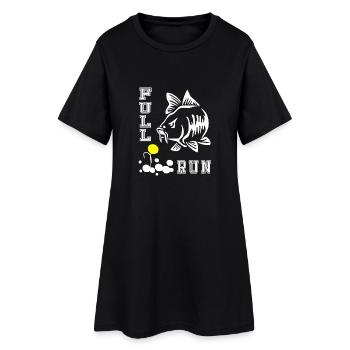 FULLRUN carp angler carp carp fishing gift - Women’s T-Shirt Dress - black - Front