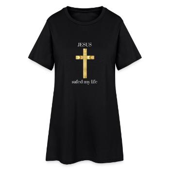 Jésus Safed ma vie Dieu Dieu Bible Christchurch - Robe T-shirt Femme - noir - Devant