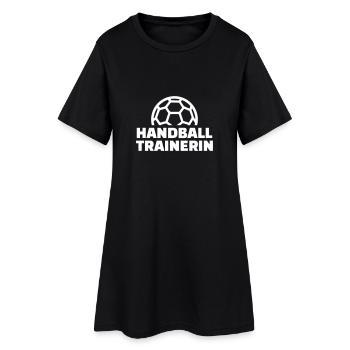 Handball - Frauen T-Shirt-Kleid - Schwarz - Vorne