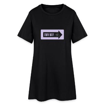 Own Way Café Racer - Robe T-shirt Femme - noir - Devant