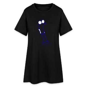 Cafard - Piscis Rutilus - Robe T-shirt Femme - noir - Devant