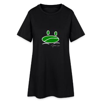 Frogmini - Ranunculus Oophagus - Women’s T-Shirt Dress - black - Front