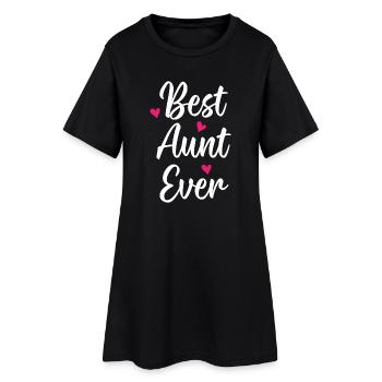 Beste Tante aller Zeiten - Frauen T-Shirt-Kleid - Schwarz - Vorne