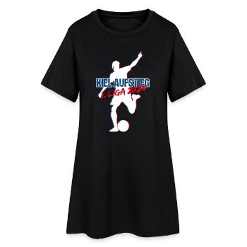 Kiel Aufstieg 2024 - Frauen T-Shirt-Kleid - Schwarz - Vorne