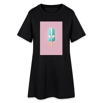 Popsicle Birthday Gift - Women’s T-Shirt Dress - black - Front