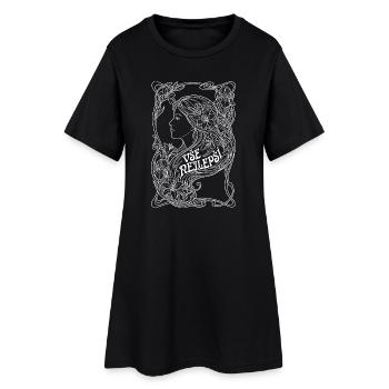 Vse Nejlepsi femme Art nouveau - Robe T-shirt Femme - noir - Devant