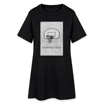 Toutes les chutes ne sont pas un échec - Robe T-shirt Femme - noir - Devant