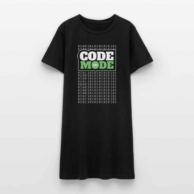 Code Mode On - Programming Software Engineer Coder Women’s T-Shirt Dress