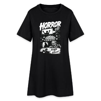 Horror Popcorn Comic Style - Robe T-shirt Femme - noir - Devant