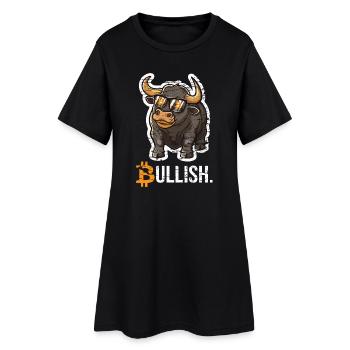 Bitcoin Bull Bullish - Robe T-shirt Femme - noir - Devant