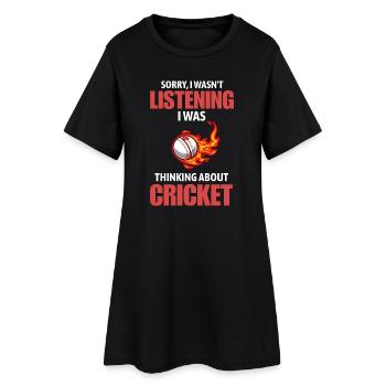 Cadeau drôle pour les amateurs de cricket au joueur-entraîneur Papa - Robe T-shirt Femme - noir - Devant