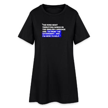 Paradoxical State Aid Quotes - Women’s T-Shirt Dress - black - Front