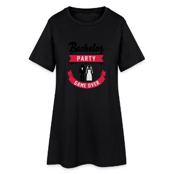 Bachelor Party Game Over - Robe T-shirt Femme - noir - Devant