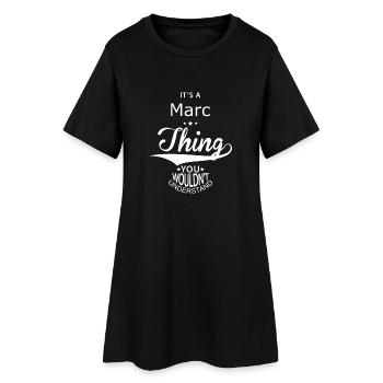 Marc - Women’s T-Shirt Dress - black - Front