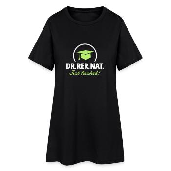 Docteur - Just finished! - Robe T-shirt Femme - noir - Devant