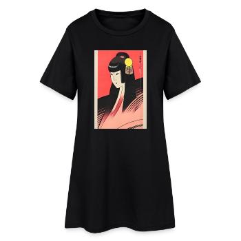 Geisha 10 - Robe T-shirt Femme - noir - Devant