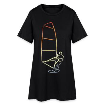 Vintage Windsurfers - Robe T-shirt Femme - noir - Devant