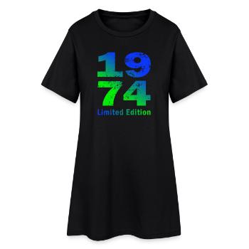 Anniversaire né en 1974 édition limitée - Robe T-shirt Femme - noir - Devant