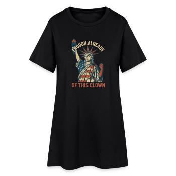 Assez déjà de ce clown - Robe T-shirt Femme - noir - Devant