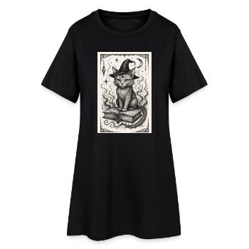 Sorcière Yuumi - Robe T-shirt Femme - noir - Devant