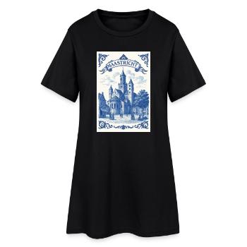 Basilique Saint-Servais de Maastricht - Robe T-shirt Femme - noir - Devant