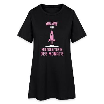 Meilleur peintre employé du mois Peinture - Robe T-shirt Femme - noir - Devant