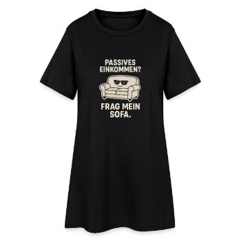 Sofa Sparwitz Passive Income - Women’s T-Shirt Dress - black - Front