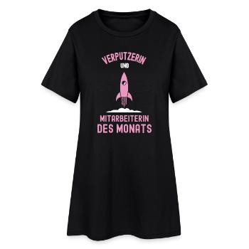 Best Plasterer Employee of the Month Cleaner - Women’s T-Shirt Dress - black - Front